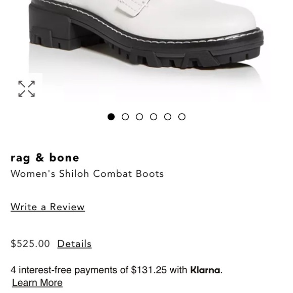 Rag & Bone Shiloh Combat boots - Picture 10 of 12